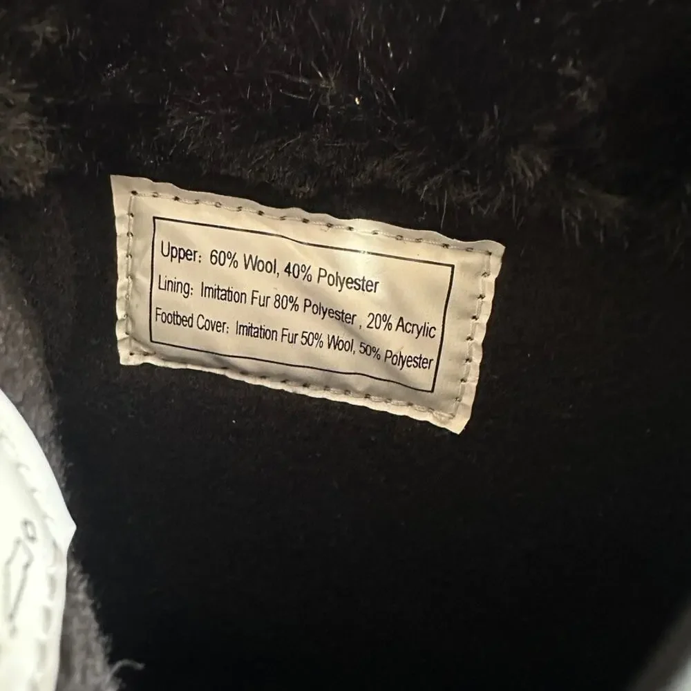 Merrell Women’s Black Encore Ice 5 Faux Fur Trim Winter Chelsea Bootie, Size 8.5